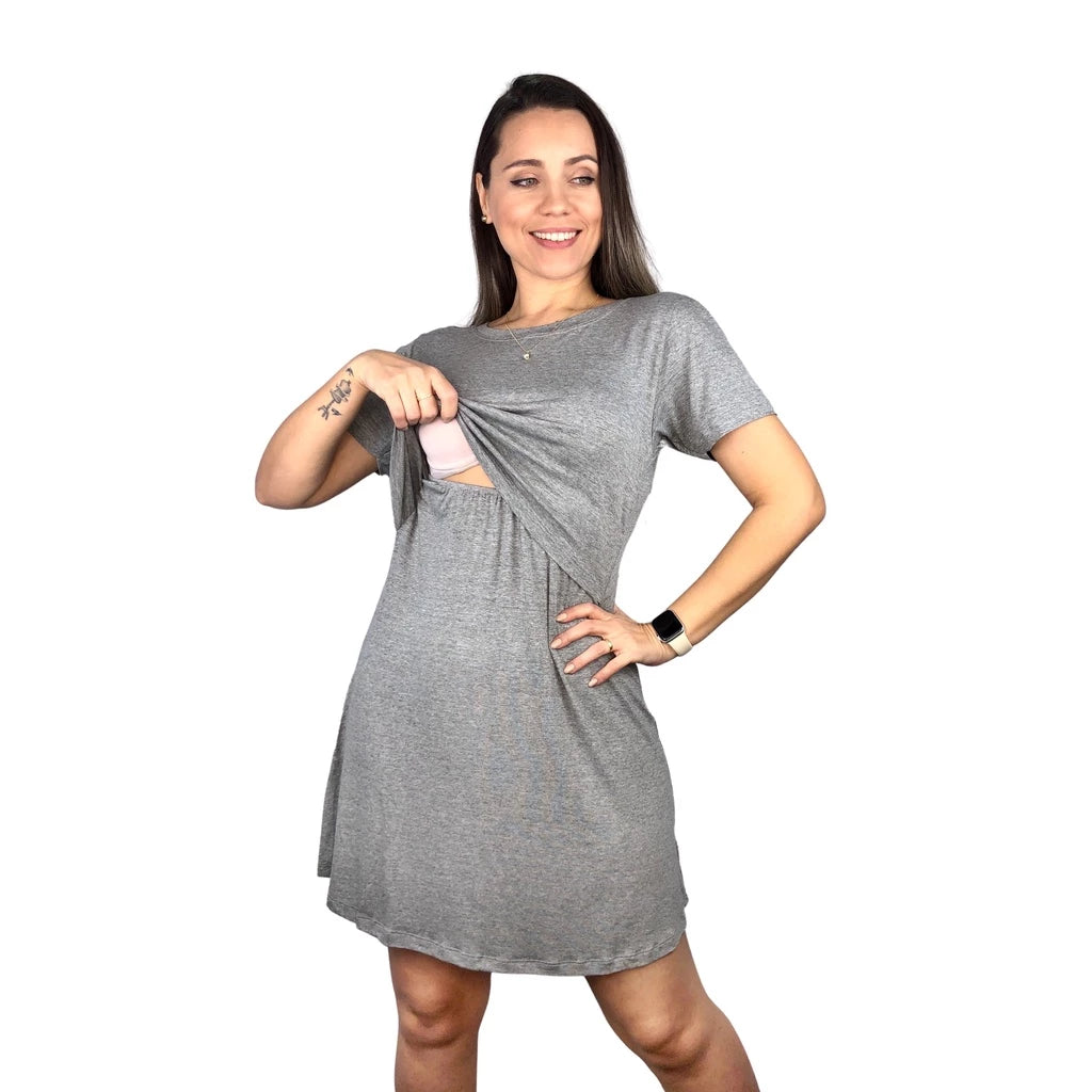 Vestido de Amamentação Kids – Conforto e Estilo para Mamães! - Brinquedos Kids