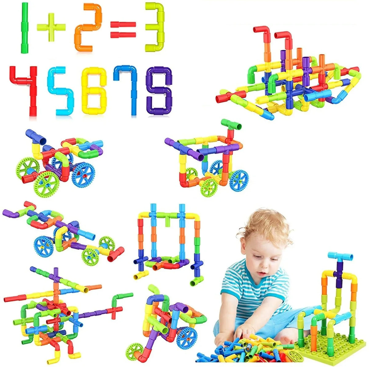 Blocos de construção de água brinquedos crianças - Brinquedos Kids