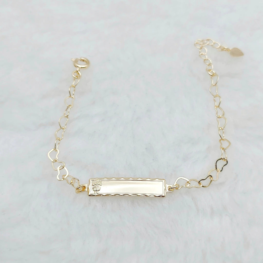 Pulseira Infantil RN Personalizada Com Nome Gravado Do Seu Bebês! - Brinquedos Kids