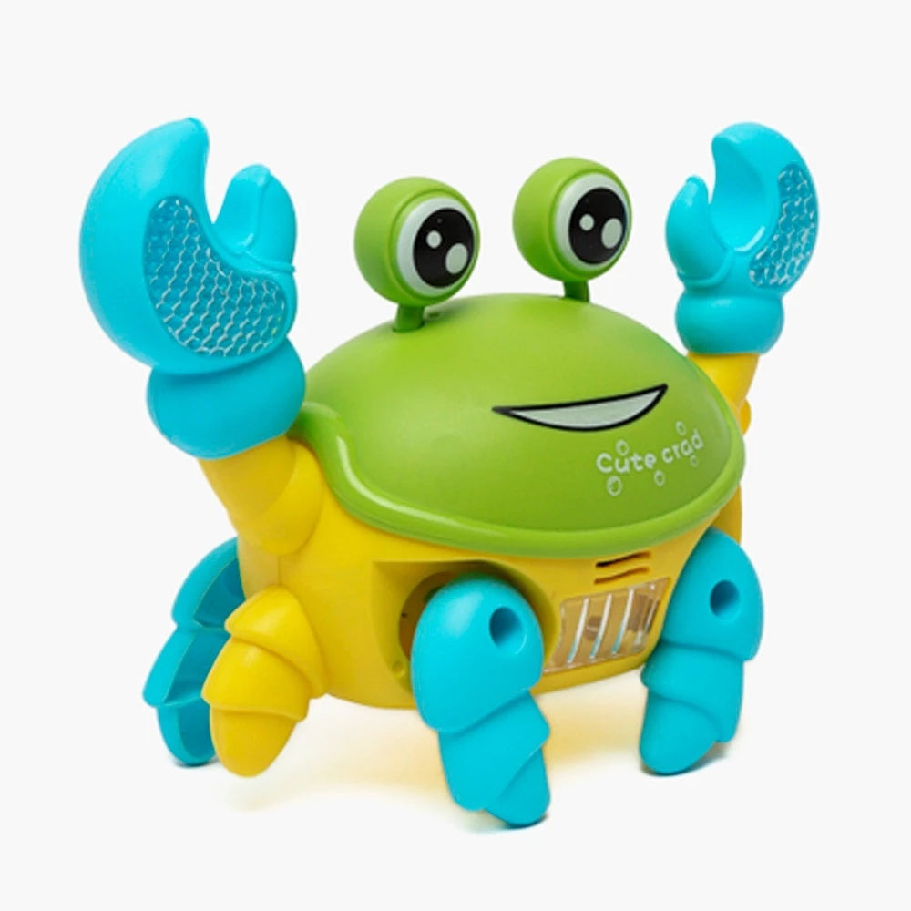 Brinquedoskids Caranguejo Fujão Musical Som Luz E Movimentos