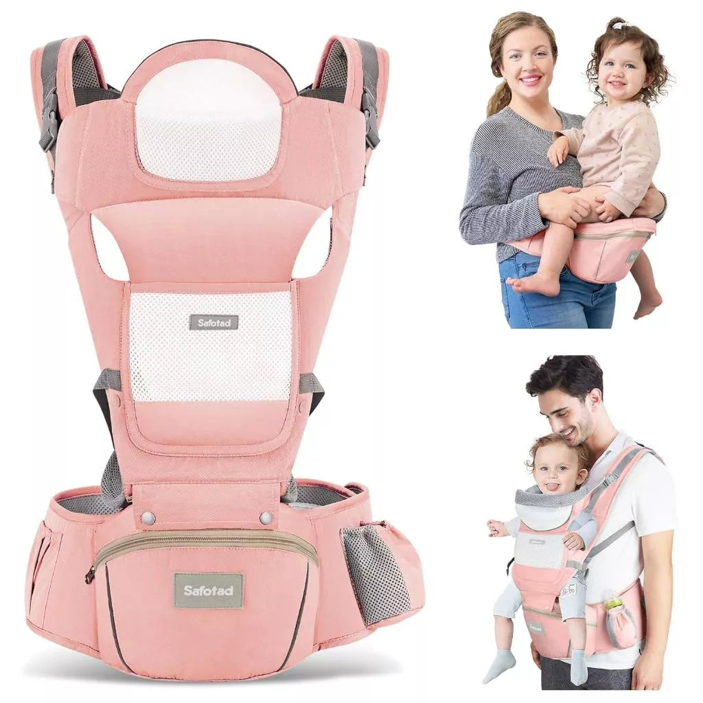 Canguru Para Bebê 0-3 Anos Ergonômico 3 Em 1 Estilo Canguru Frontal Infantil Hipseat