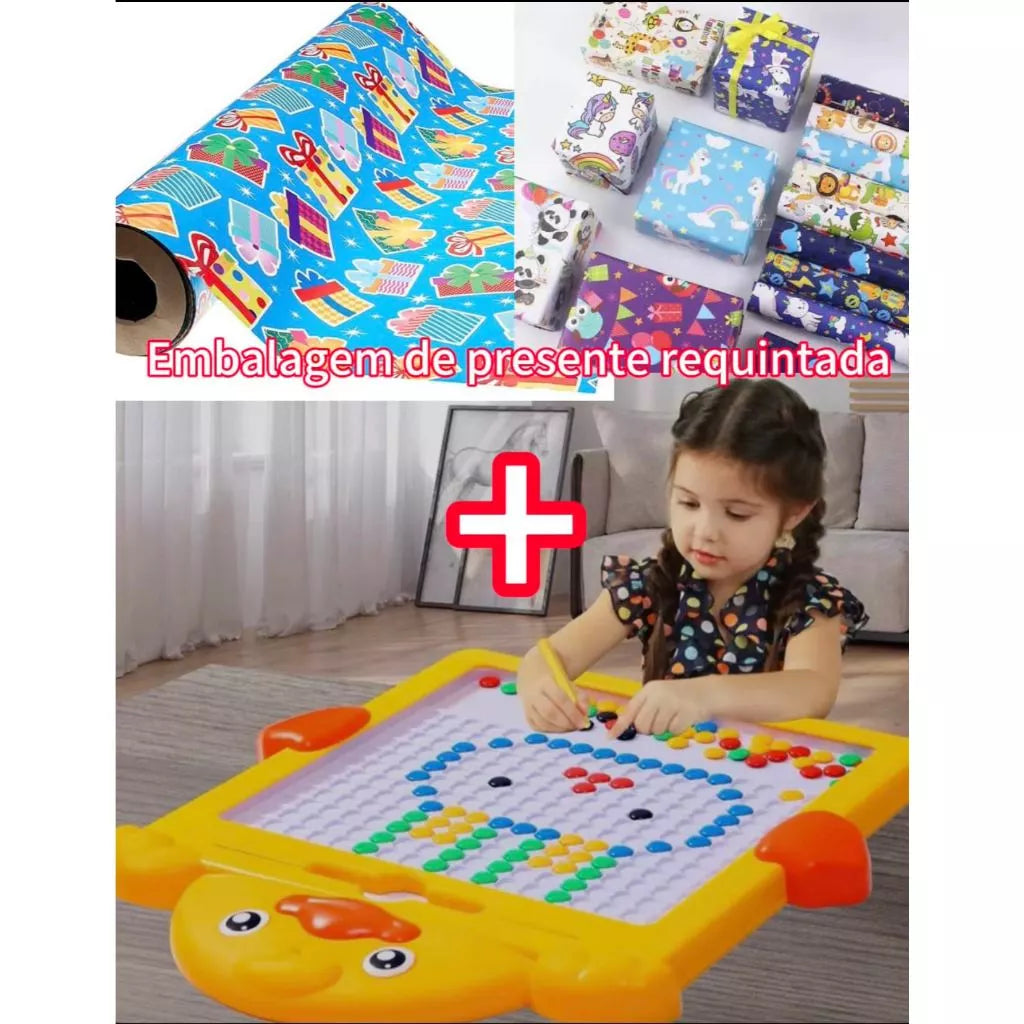 Tábua de Desenho Magnético Colorida - Brinquedos Kids