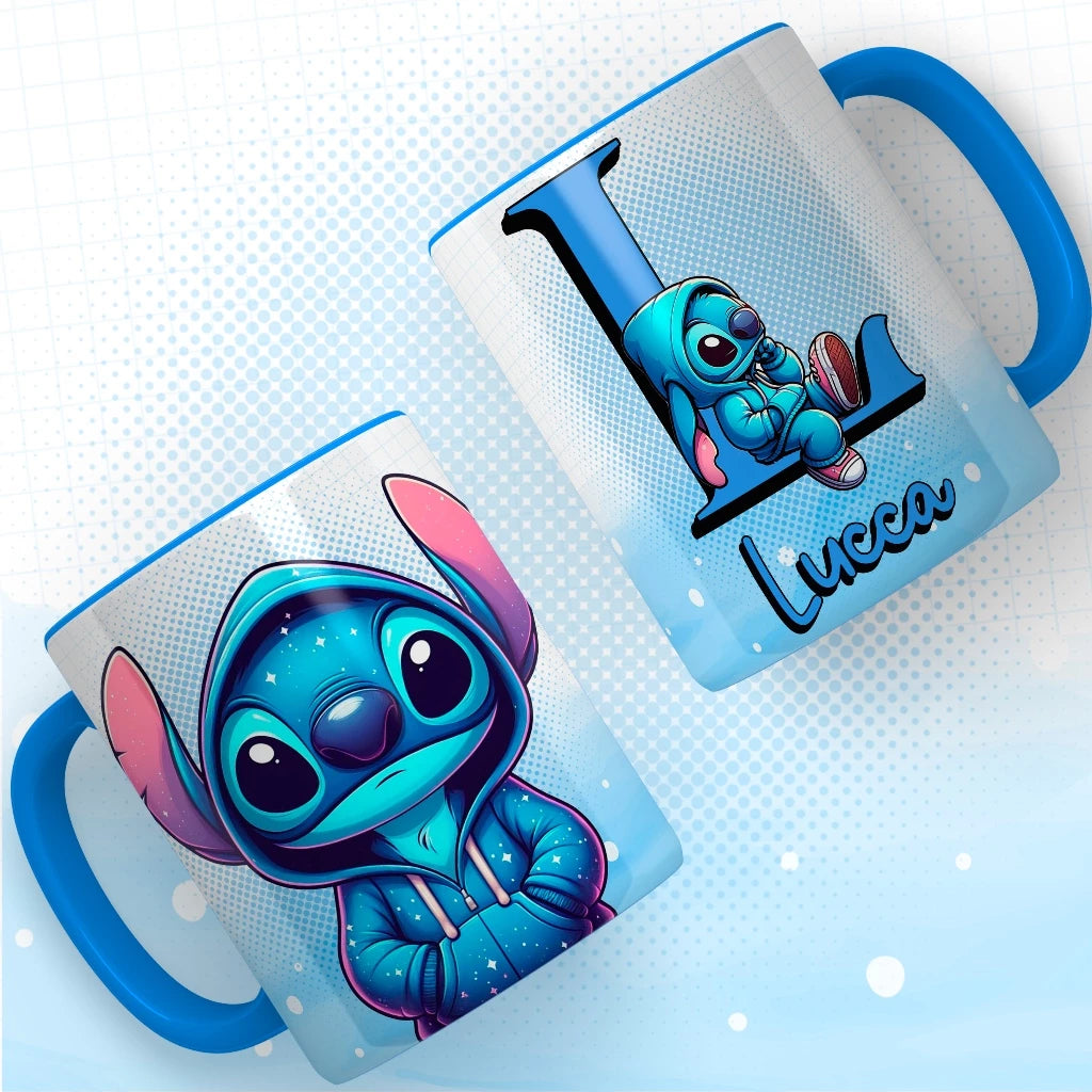 Caneca de Porcelana Personalizada Stitch - Brinquedos Kids