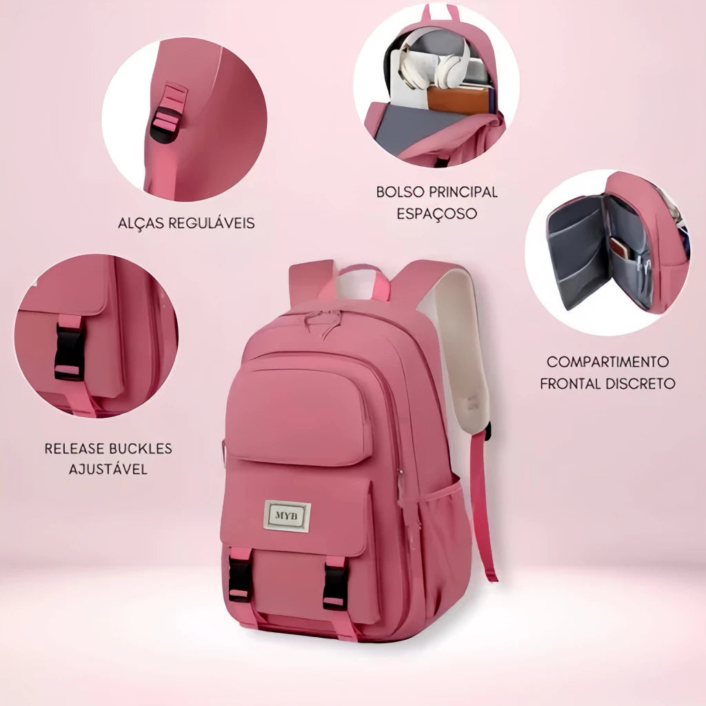 Bolsa Escolar Infantil À Prova D'água Brinquedos Kids
