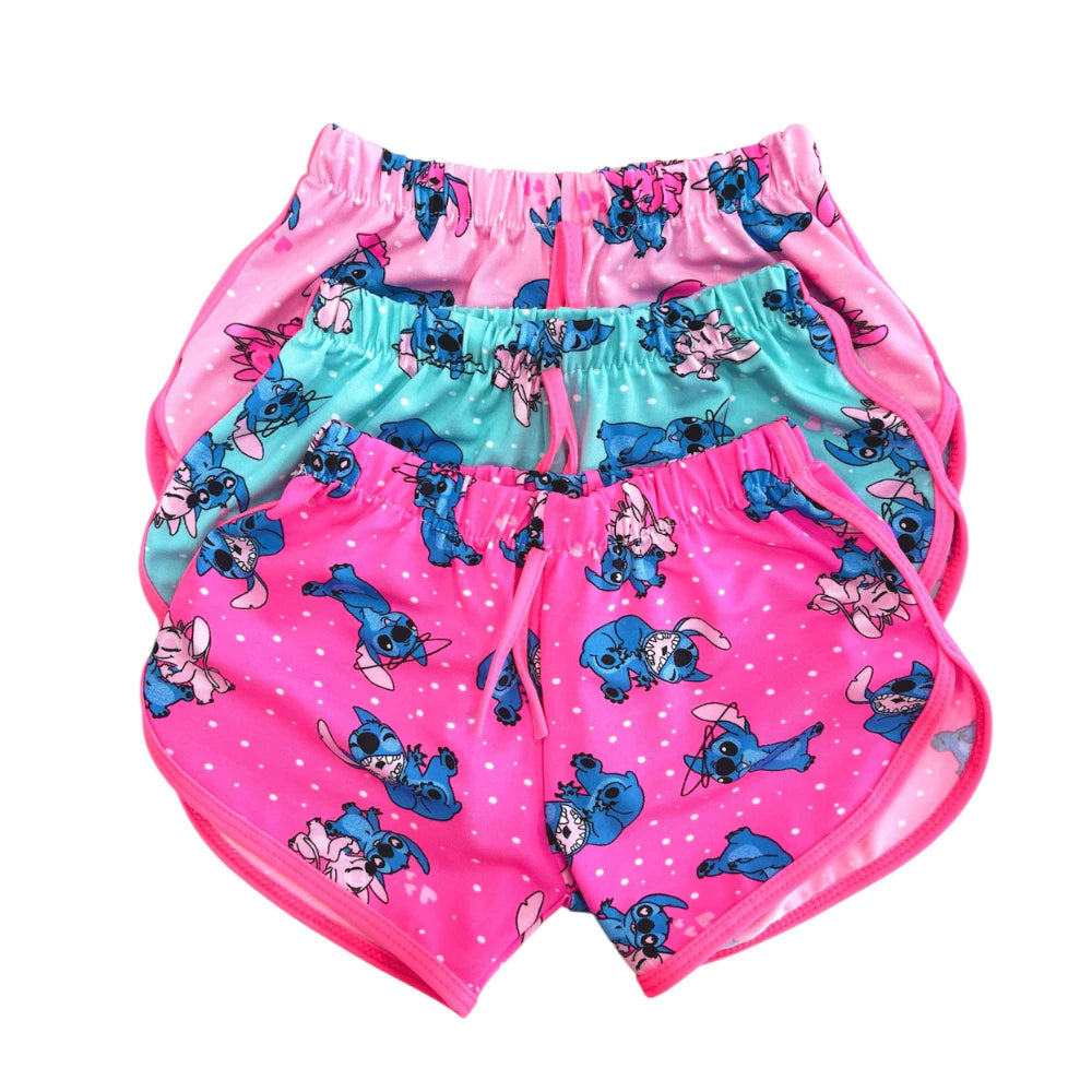 Kit 3 short verão infantil Lilo Stitch Brinquedos Kids