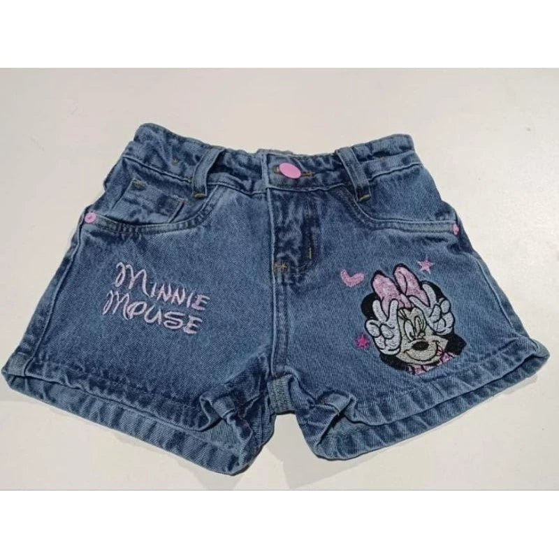 Short Jeans Lilo Stitch/ angel Brinquedos Kids