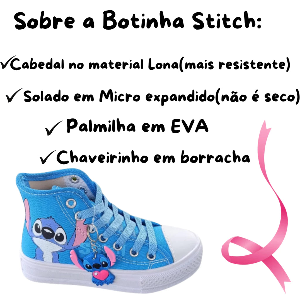 TĂȘnis Infantil Botinha lilo e Stitch - Brinquedos kids
