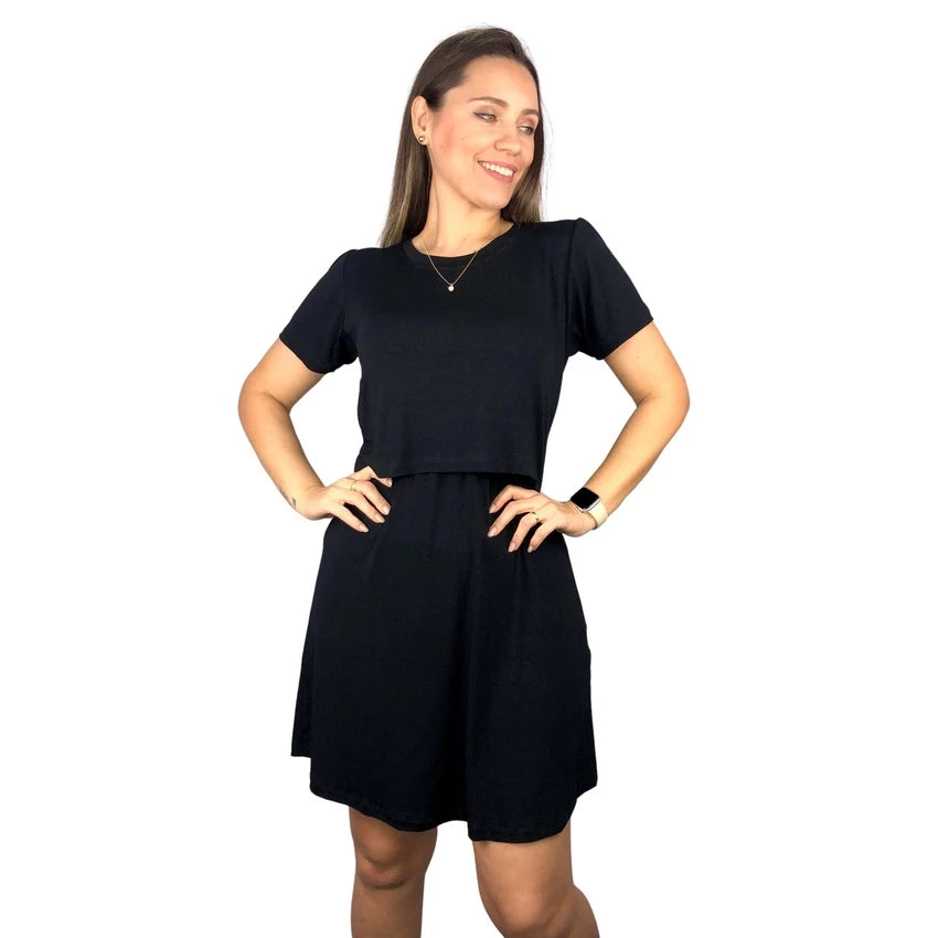 Vestido de Amamentação Kids – Conforto e Estilo para Mamães! - Brinquedos Kids