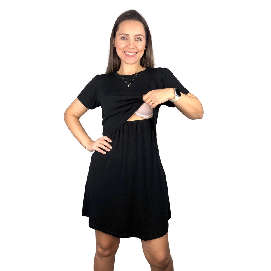 Vestido de Amamentação Kids – Conforto e Estilo para Mamães! - Brinquedos Kids
