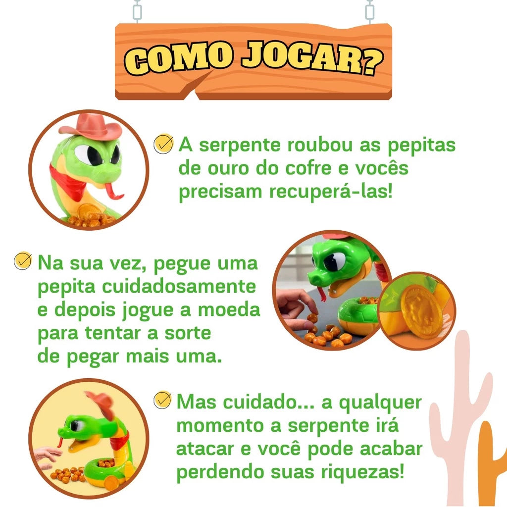 COBRA COWBOY - Brinquedos Kids