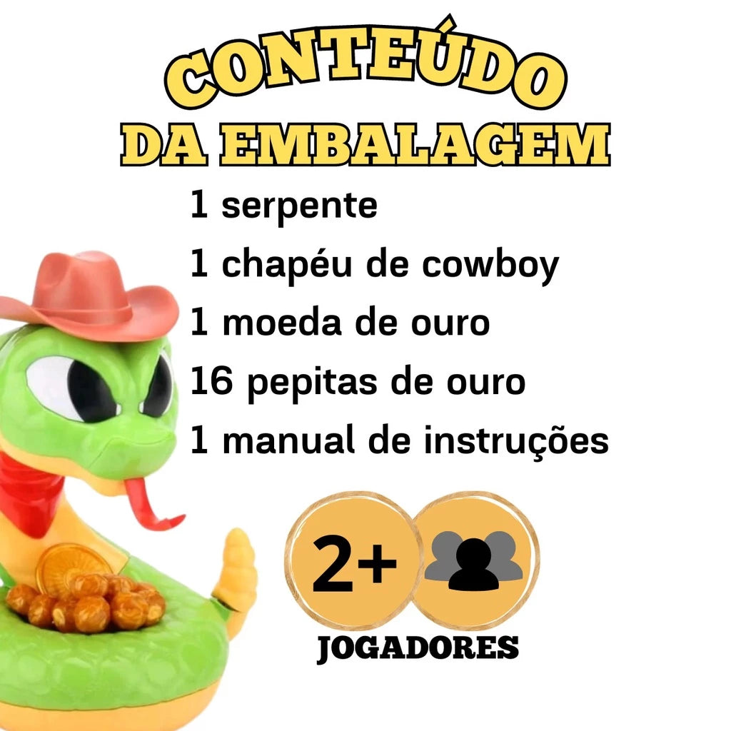 COBRA COWBOY - Brinquedos Kids
