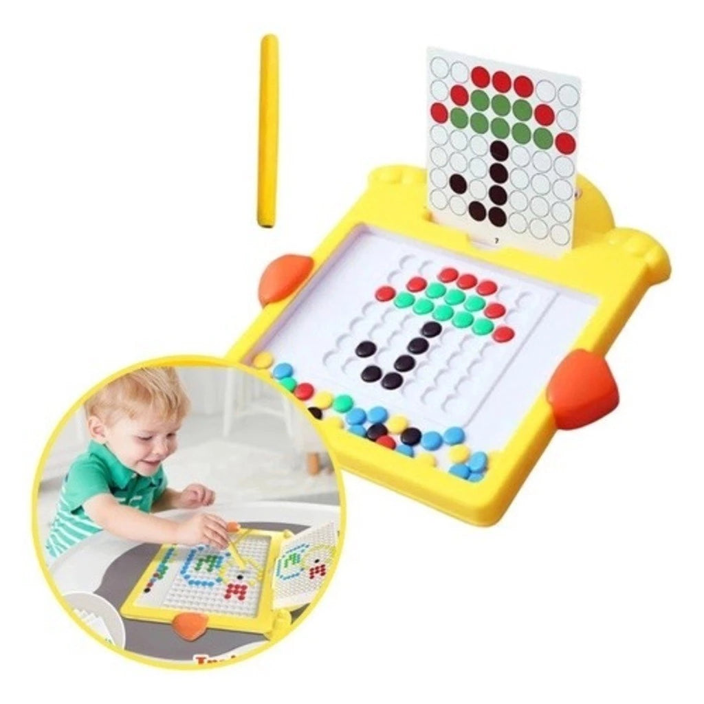 Tábua de Desenho Magnético Colorida - Brinquedos Kids