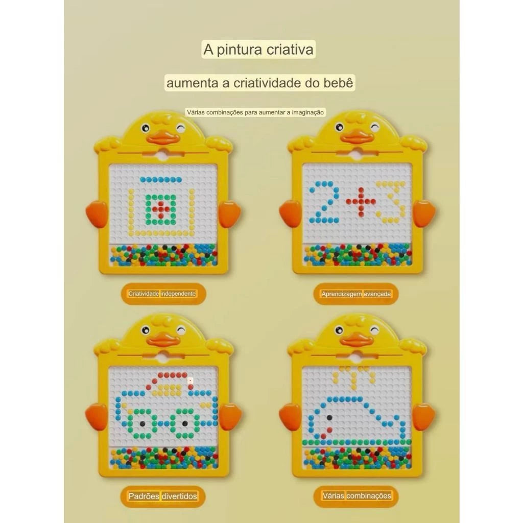 Tábua de Desenho Magnético Colorida - Brinquedos Kids