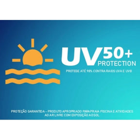 Conjunto Biquini Infantil Proteção Solar UV Blusa + Calcinha