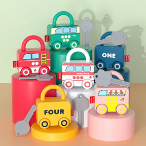Brinquedos Educativos forma de cadeado - Brinquedos Kids