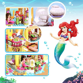 Princesa Ariel palácio submarino castelo sereia palácio - Brinquedos Kids
