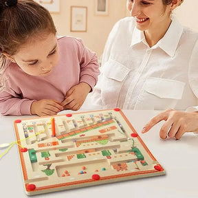 Labirinto de cor magnética - Brinquedos Kids