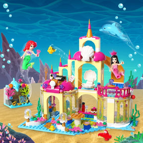 Princesa Ariel palácio submarino castelo sereia palácio - Brinquedos Kids