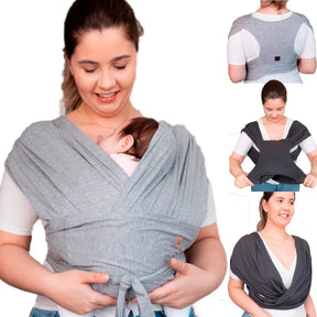 SLING DE VESTIR, LITTLE BENI, CANGURU CARREGADOR DE BEBÊ, WRAP SLING