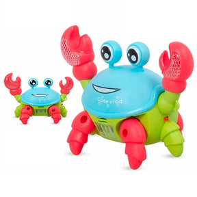 Brinquedoskids Caranguejo Fujão Musical Som Luz E Movimentos
