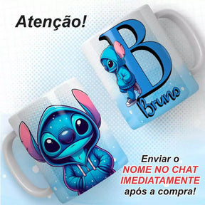 Caneca de Porcelana Personalizada Stitch - Brinquedos Kids