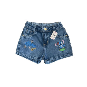 Short Jeans  Lilo Stitch/ angel Brinquedos Kids